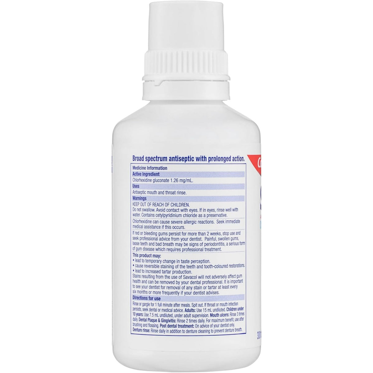 Colgate Savacol Mouthrinse Freshmint 300ml