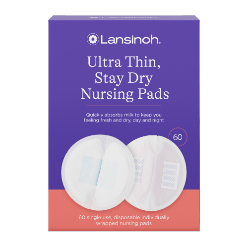 Lansinoh Ultra Thin Stay Dry Nursing Pads 60 Pack