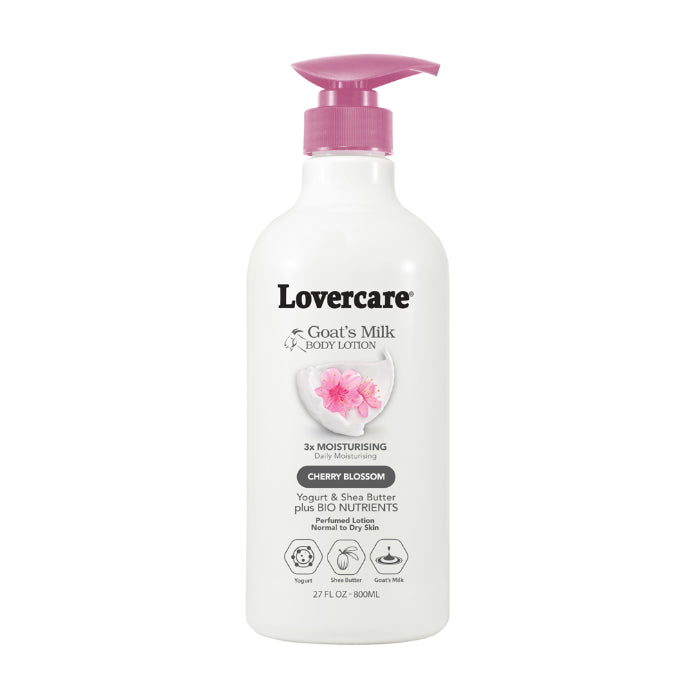 Lovercare Goat's Milk Cherry Blossom Body Lotion 800ml