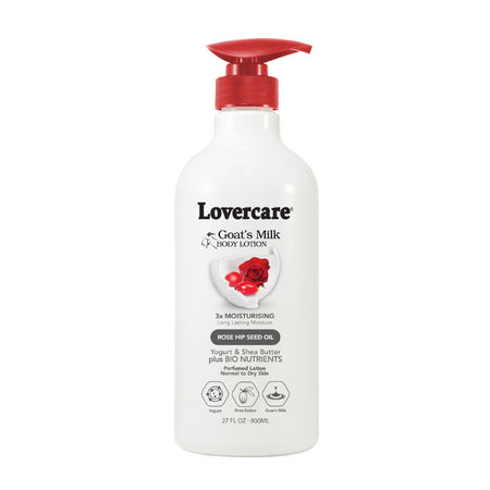 Lovercare Goat's Milk Body Lotion Rose Hip Seed Oil 800ml