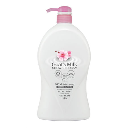 Lovercare Goat's Milk Shower Cream Cherry Blossom 1.2 L