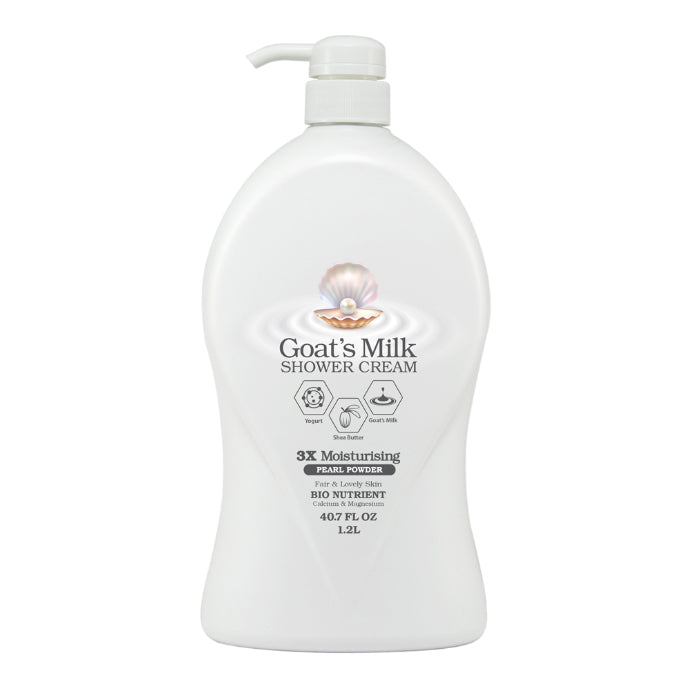 Lovercare Goat's Milk Shower Cream Pearl Powder 1.2 L