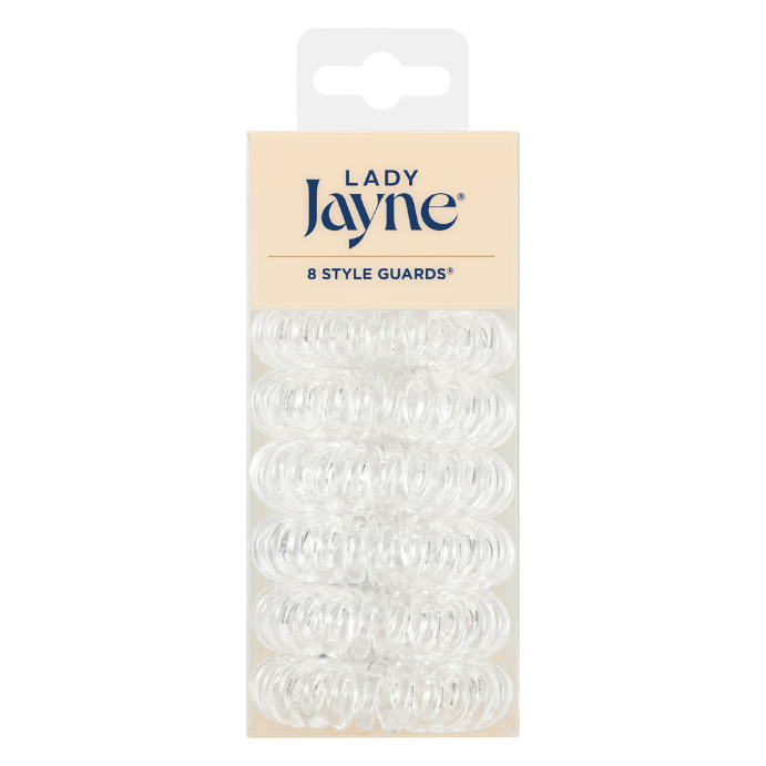 Lady Jayne Style Guards Kink-Free Spirals 8 Pack – Clear