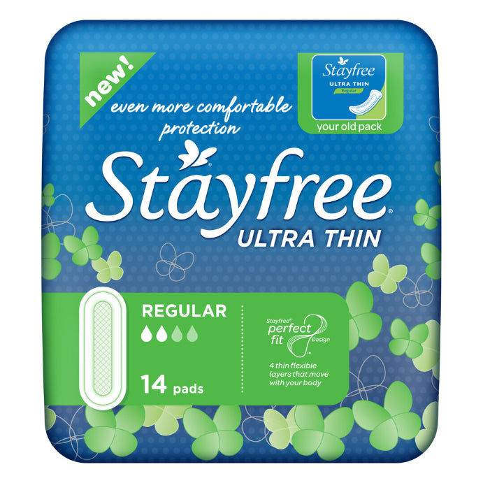 Stayfree Ultra Thin Regular 14 Pack