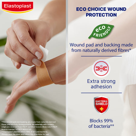 Elastoplast Green & Protect 1m X 6cm 1 Roll