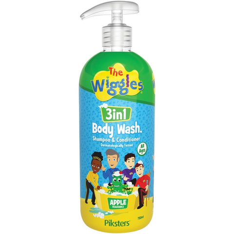 The Wiggles 3 in 1 Body Wash Apple 750ml