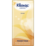 Kleenex Facial Tissues 9 Pocket Aloe Vera 6 Pack