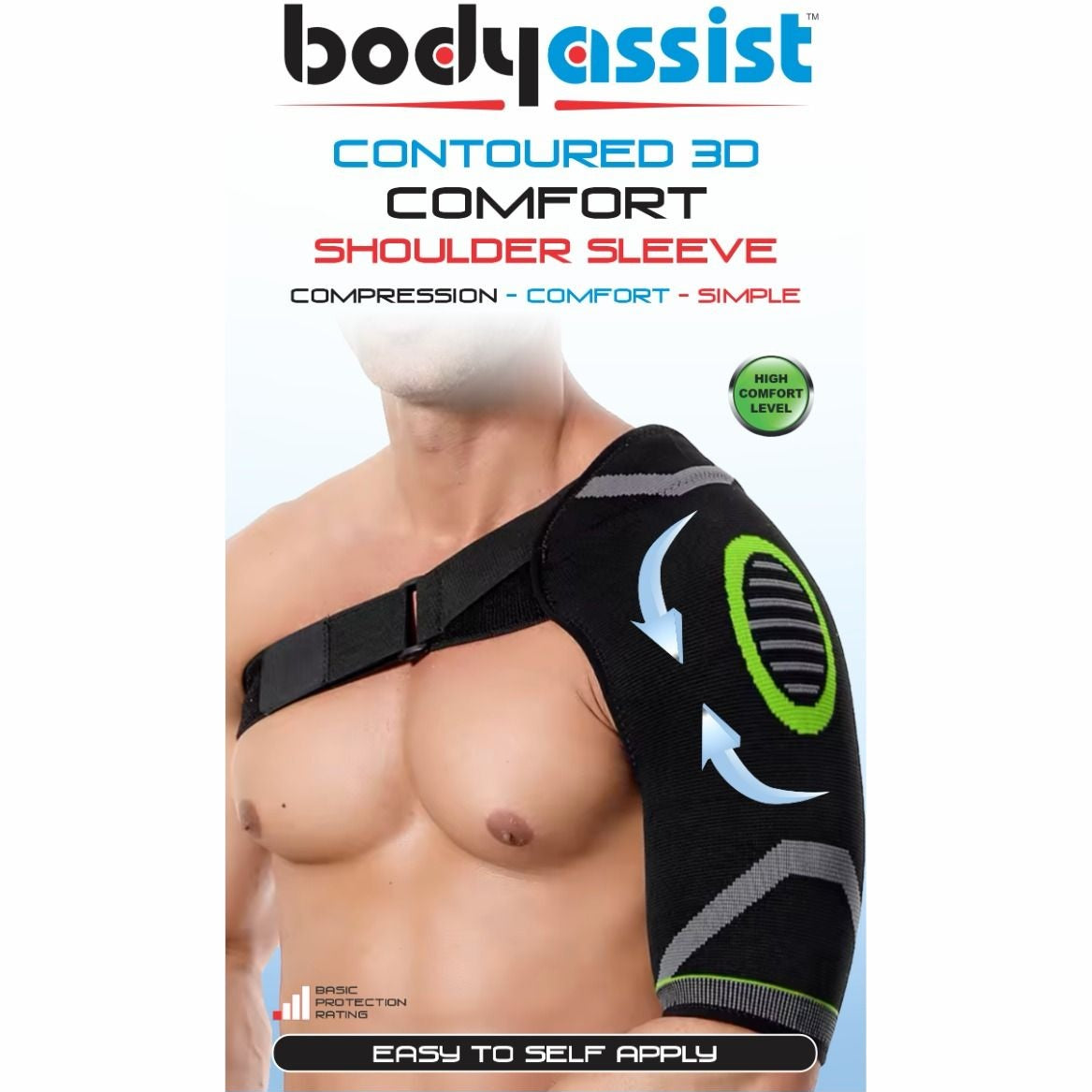 Bodyassist Contoured 3D comfort shoulder sleeve