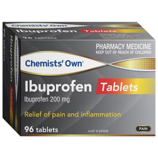 Chemists' Own Ibuprofen 96 Tablets (Generic of Nurofen)