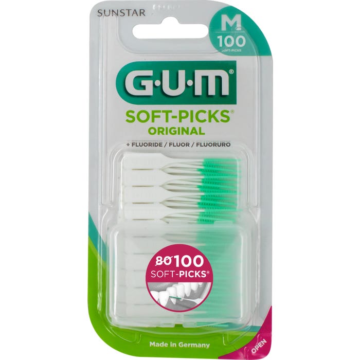 Gum Soft Picks Reg Flouride 100pk