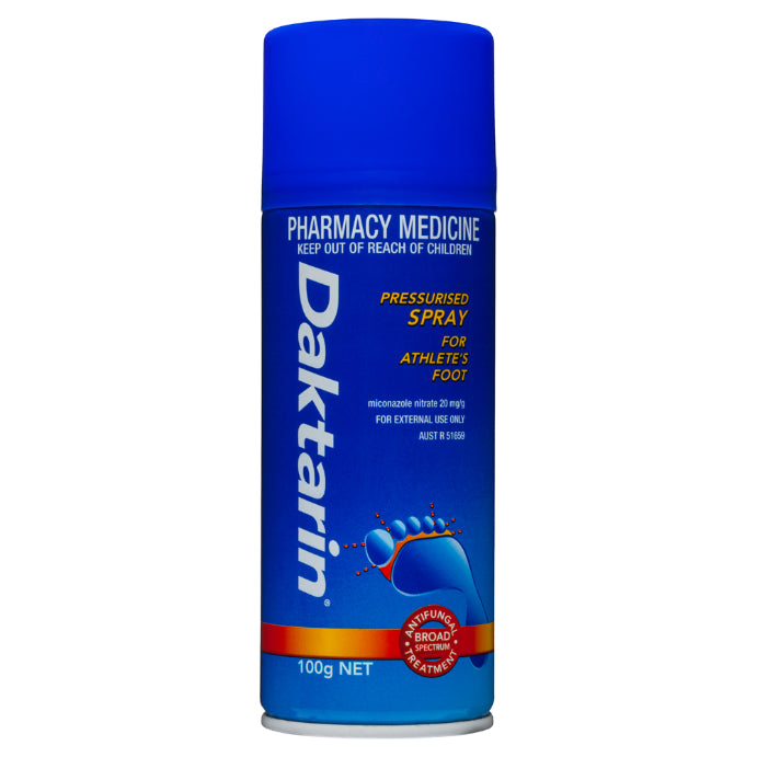 Daktarin Pressurised Spray for Athlete's Foot 100g