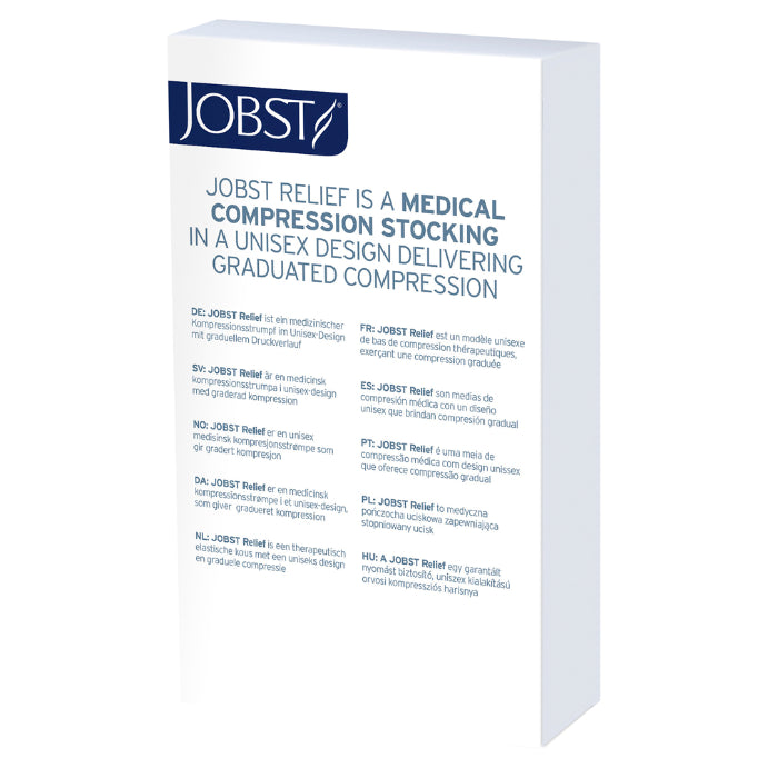 Jobst Relief Cl2 20-30 Phlebology Knee High Open Toe 20-30mmhg 1 Pair