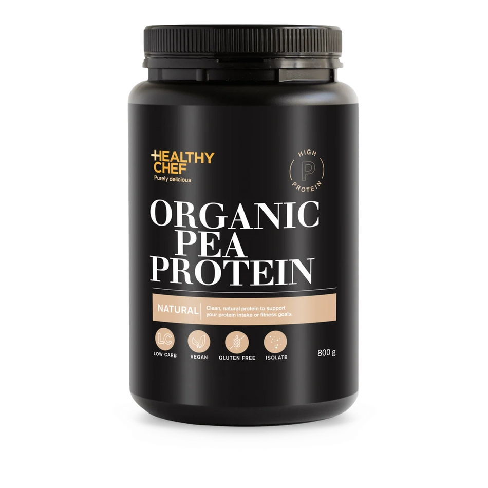 The Healthy Chef Organic Pea Protein Natural 800g