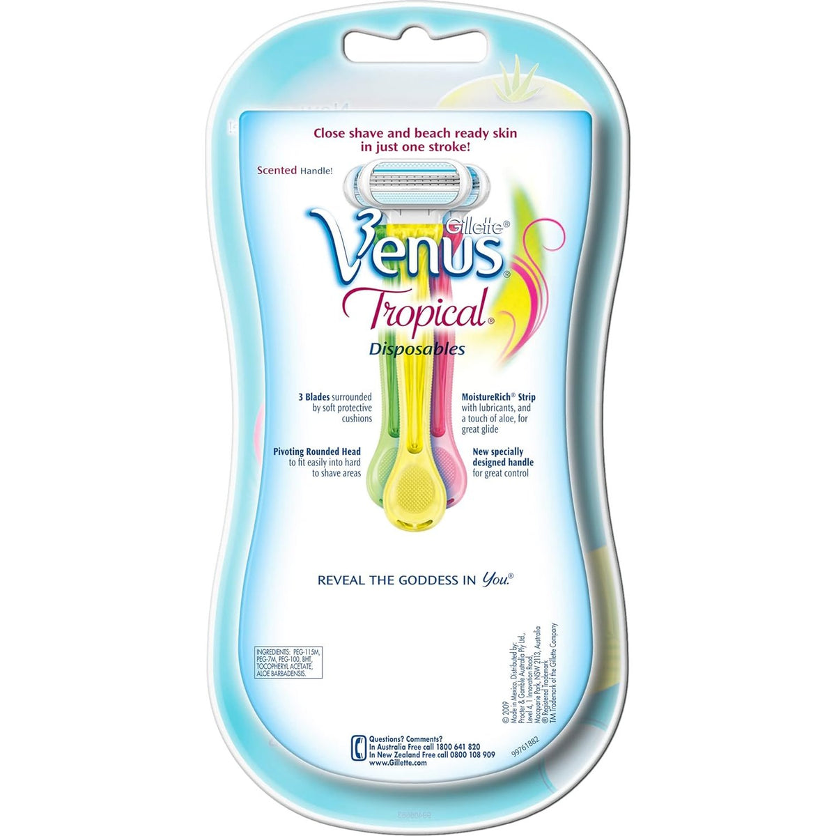 Venus Disposables Tropical 3pk