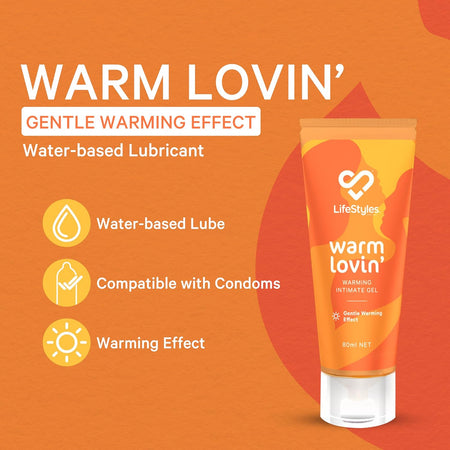Lifestyles® Warm Lovin' Gel 80ml