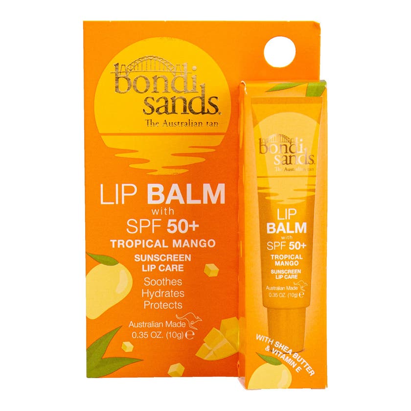 Bondi Sands Lip Balm With SPF 50+ Tropical Mango Sunscreen Lip Care 10g
