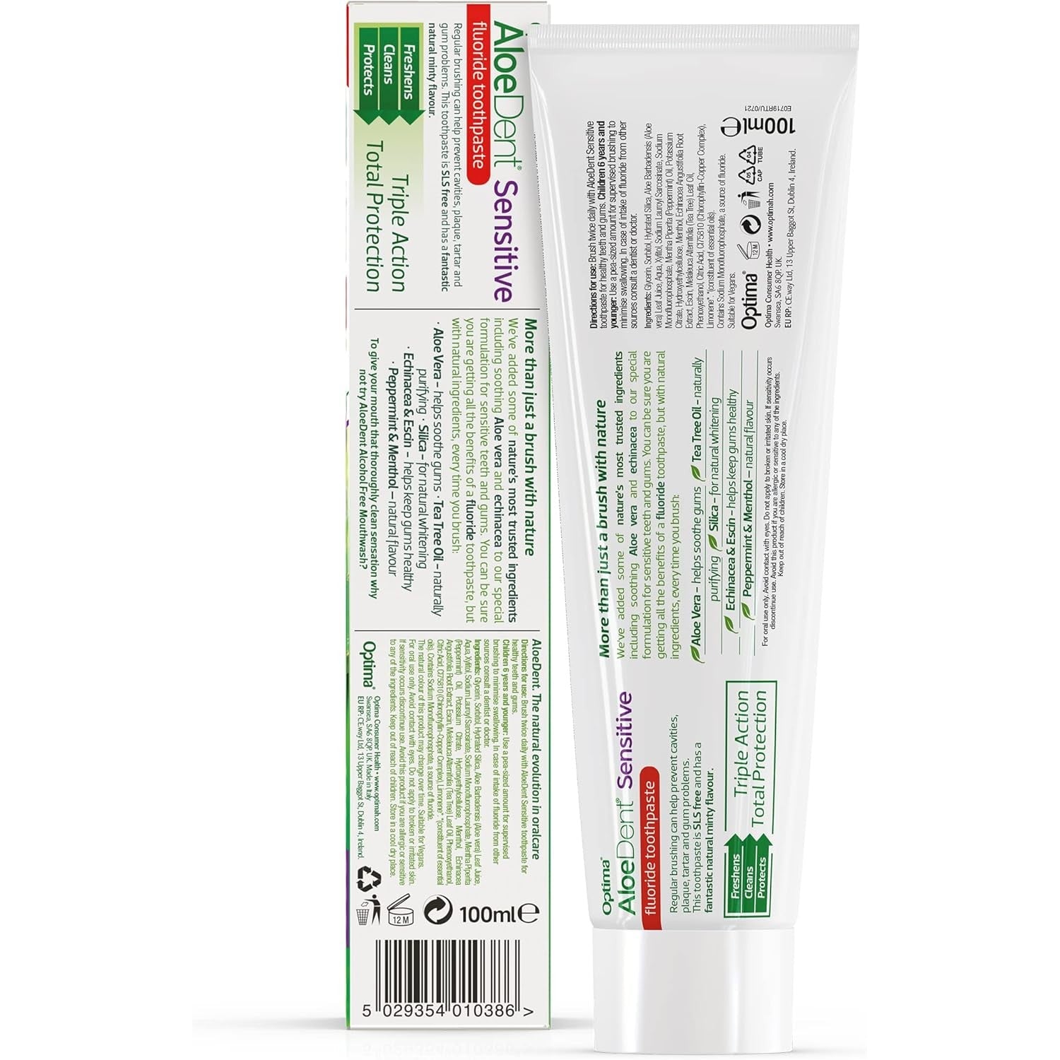 Aloe Dent Toothpaste Sensitive with Fluoride 100ml