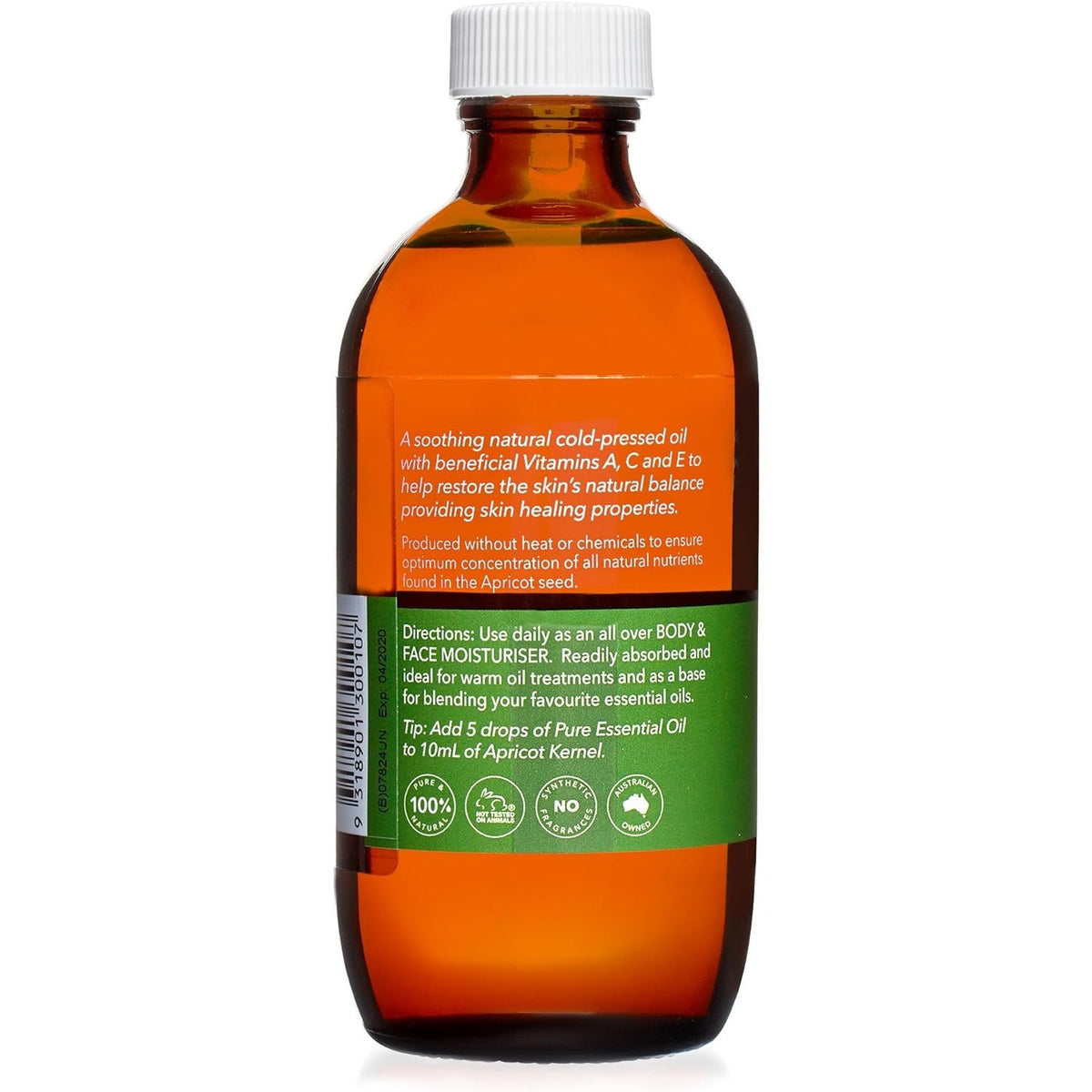 Oil Garden Moisturising Body Oil Apricot Kernel 200ml