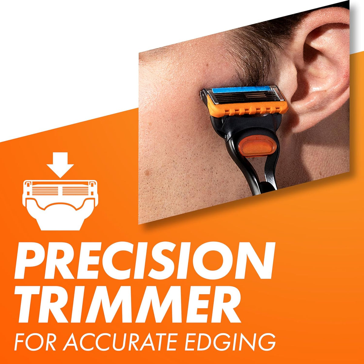 Gillette Fusion5 Razor Handle + 4 Cartridges 1 Pack