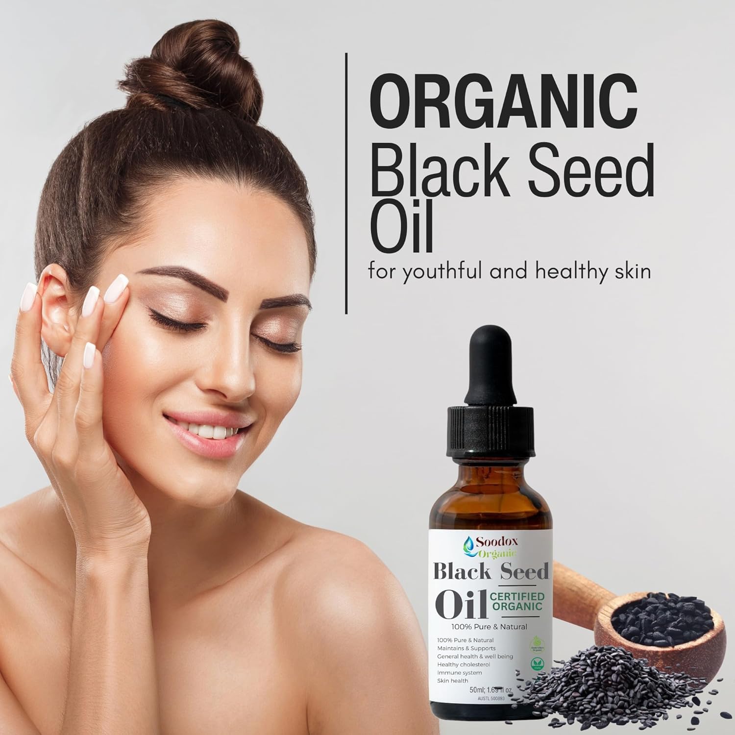 Soodox Organic Black Seed Oil 50ml