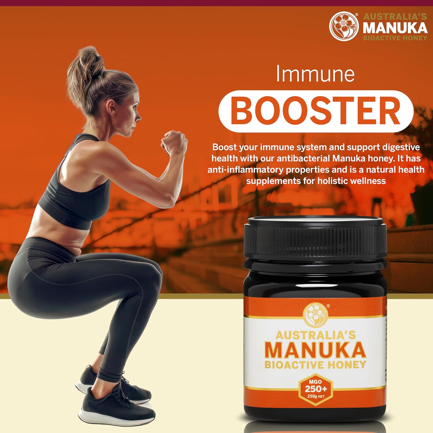 Australia's Manuka Bioactive Honey MGO250+ 250g