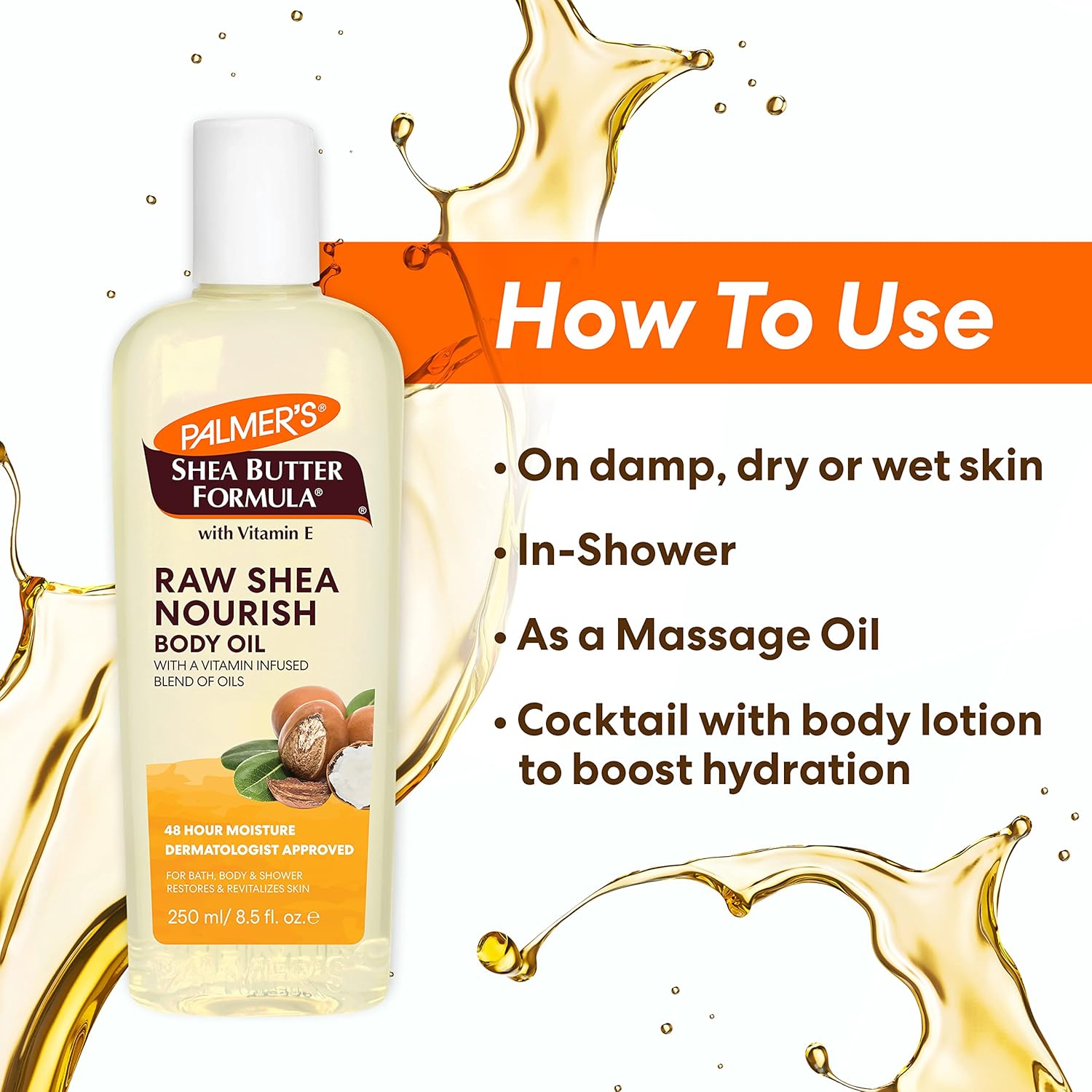 Palmers Shea Butter Body Oil 250ml