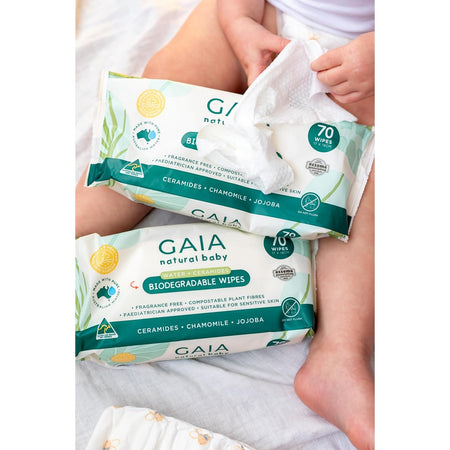 GAIA Biodegradable Water Wipes 280pk