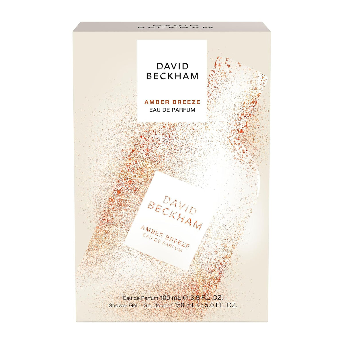 David Beckham Amber Breeze Eau De Parfum 100ml and Shower Gel 150ml Gift Set for Men