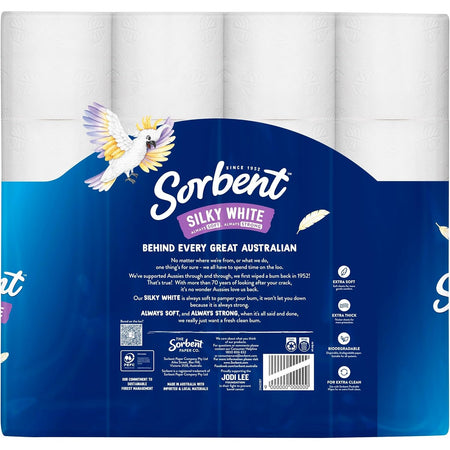Sorbent Toilet Tissue White 24 Pack