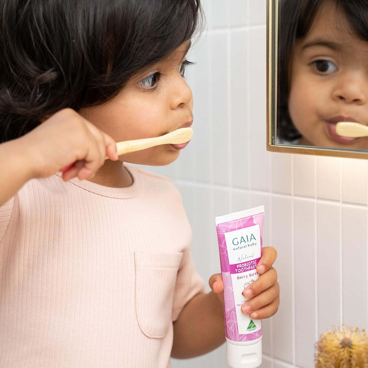 Gaia Natural Baby Probiotic Toothpaste Berry Burst 50g