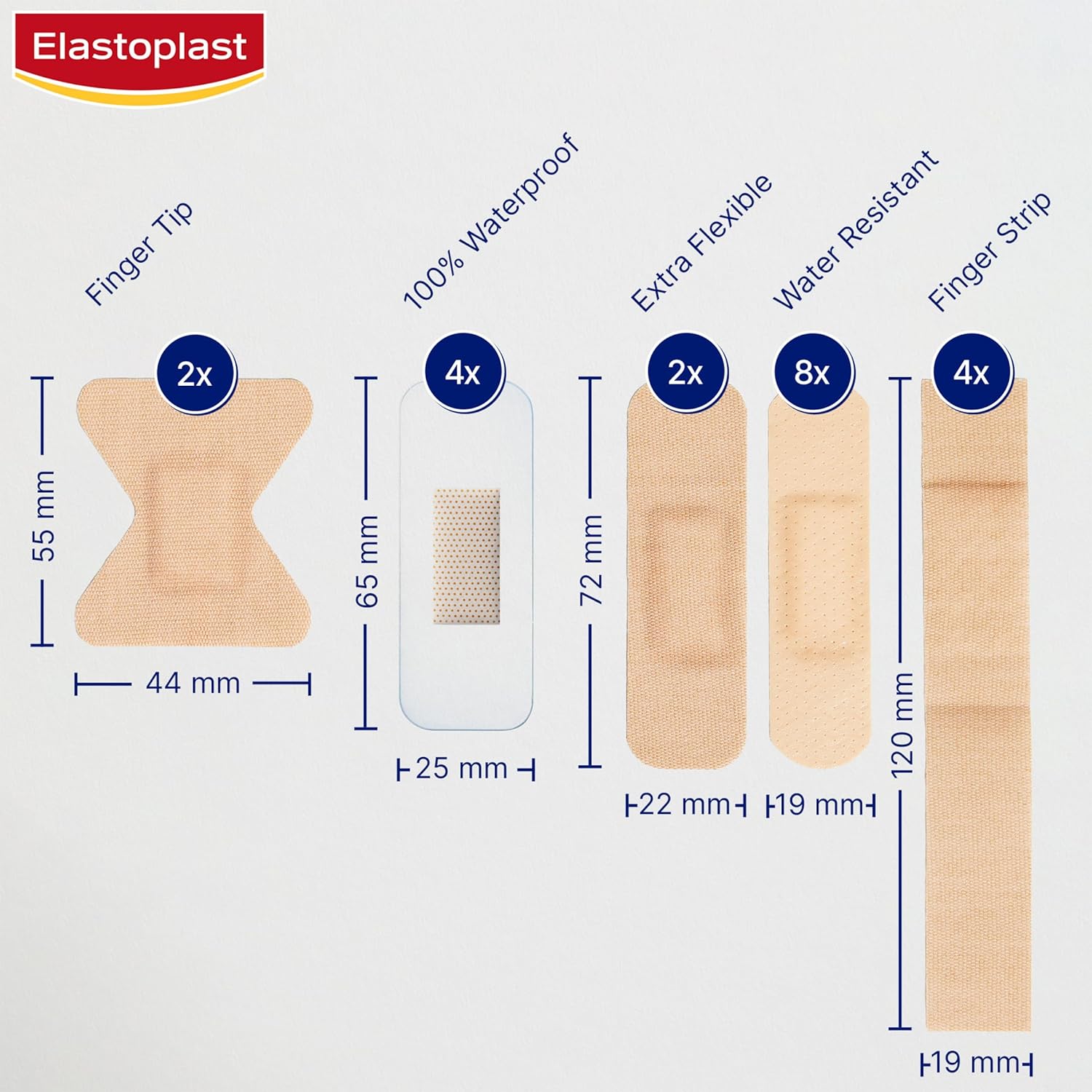 Elastoplast Hand Mix Plasters 20