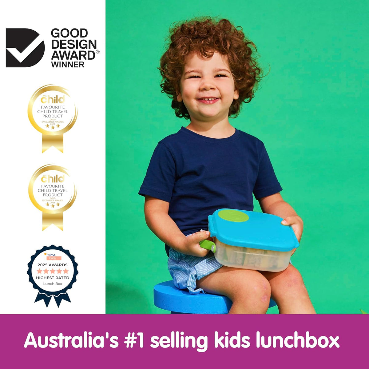 B.box Mini Lunchbox 1lt - Ocean Breeze