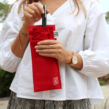 Glucology Insulin Pen Cool Pouch Large Red