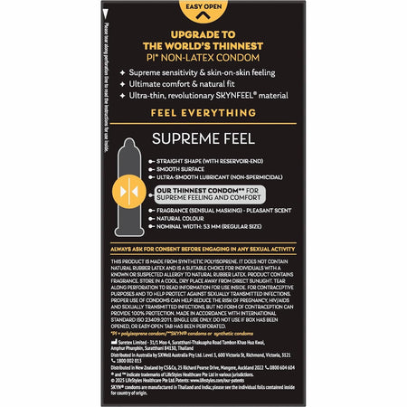 Skyn Supreme Feel Condom 10pk