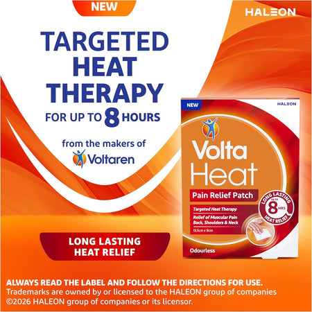 VoltaHeat Pain Relief Patch 2 Patches