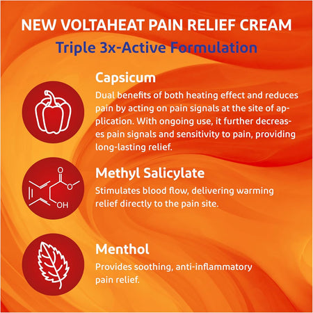 VoltaHeat Pain Relief Cream 150g