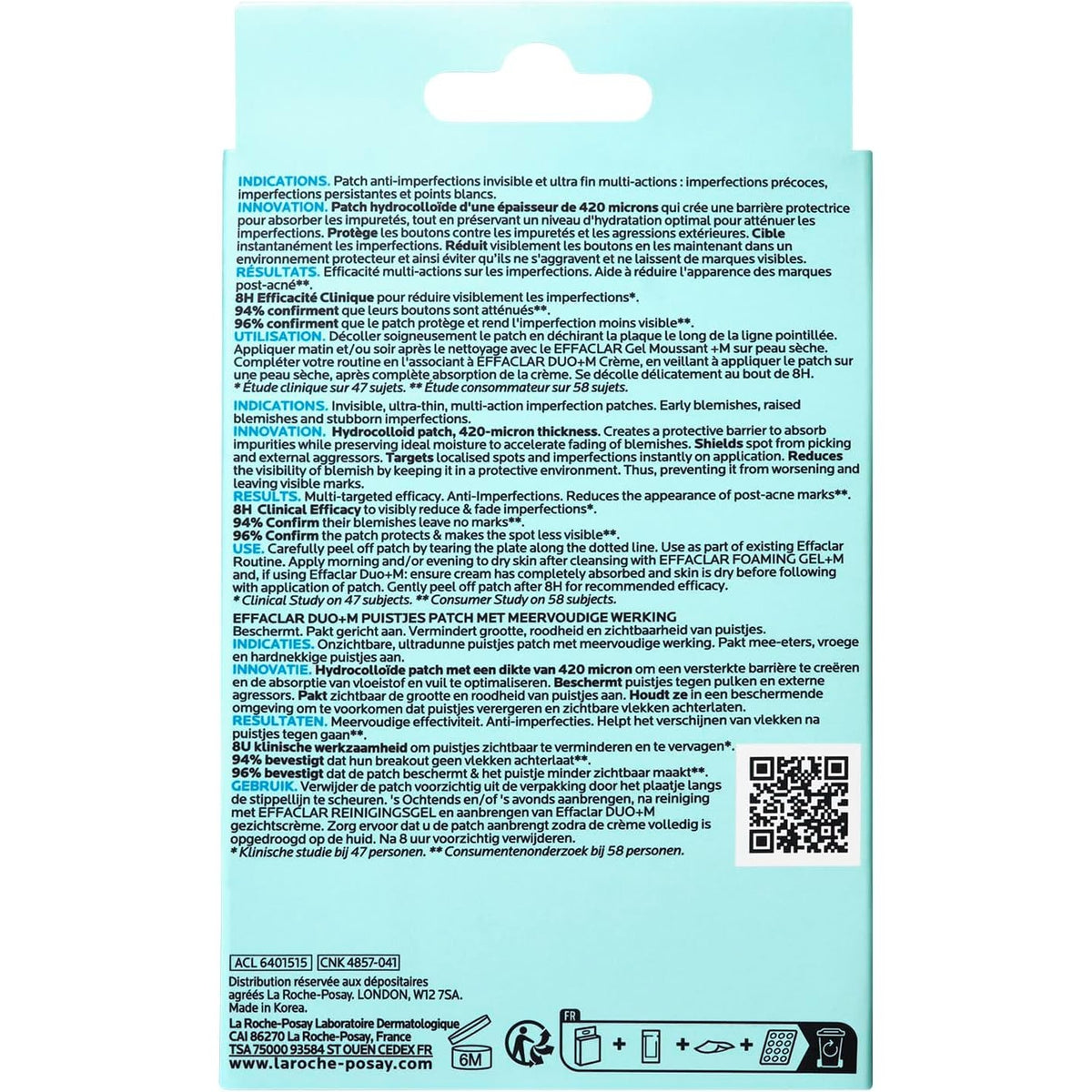 La Roche Posay Effaclar Unspot Patches 22 Patches