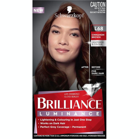 Schwarzkopf Brilliance L68 Cinnamon Brown