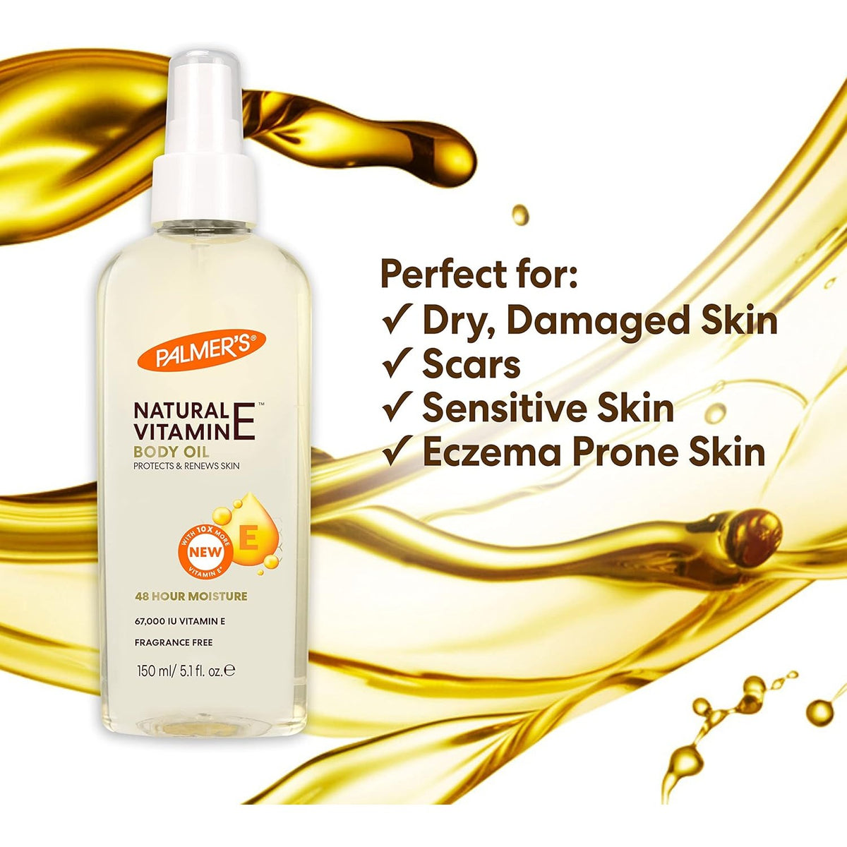 Palmers Nat Vit E Body Oil 150ml