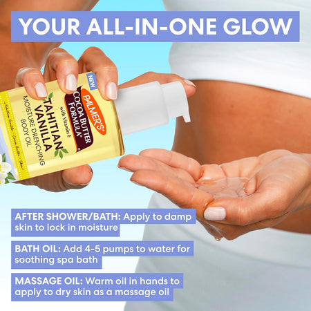 Palmers Tahitian Vanilla Body Oil 192ml