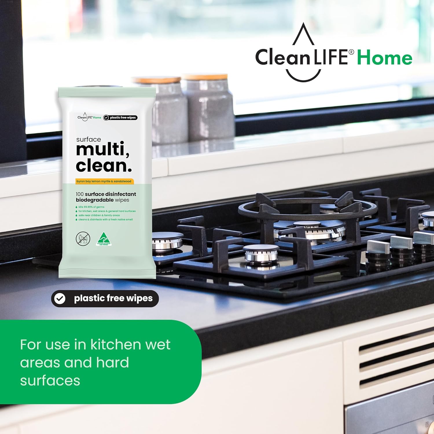 CleanLIFE Surface Multi Clean Wipes 100pk