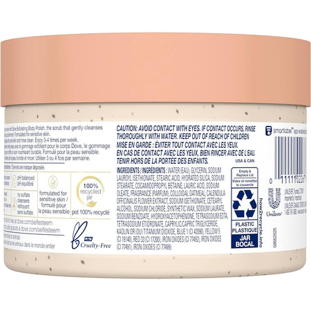 Dove Exfoliating Body Polish Colloidal Oatmeal And Calendula Oil 298g