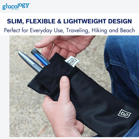 Glucology Insulin Pen Cool Pouch Large Black