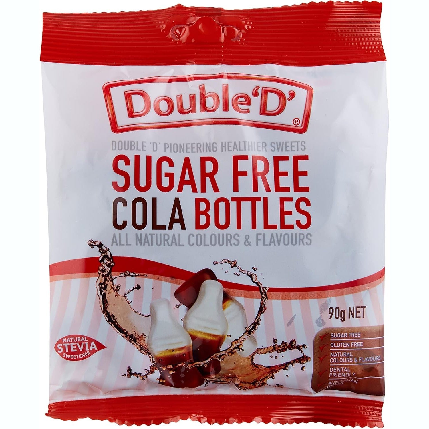 Double D Sugar Free Cola Bottles 90g