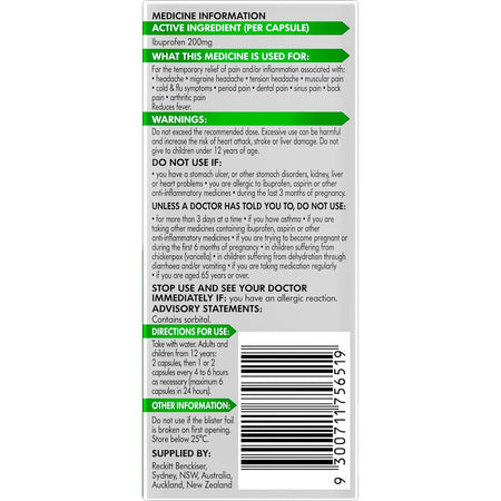 Nurofen Zavance Mini Liquid Capsules 16