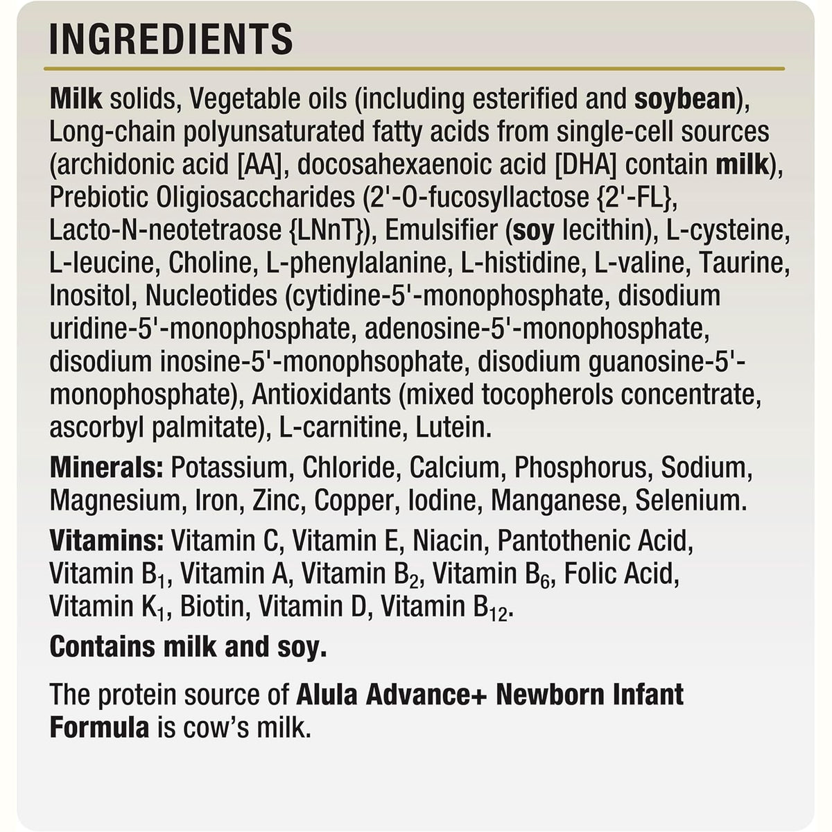 Alula Advance+ Stage 1 Premium Newborn Infant Formula 0-6 Months 800g