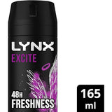 Lynx Men Body Spray Excite 165ml