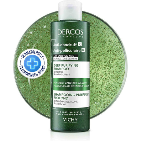 Dercos Anti-Dandruff K Deep Purifying Shampoo 250ml