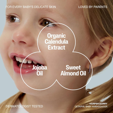 Cetaphil Baby Moisturising Baby Oil With Organic Calendula 200ml