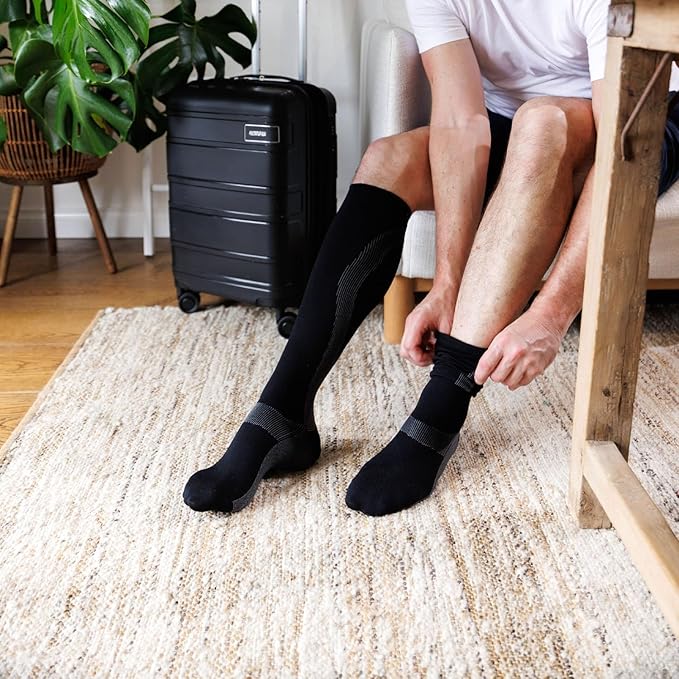 Synxbody Synxplus Flight Recovery Socks Black Large